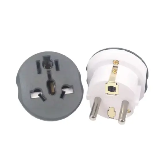 [Chấu tròn] Phích cắm chuyển đổi 3 chấu sang 2