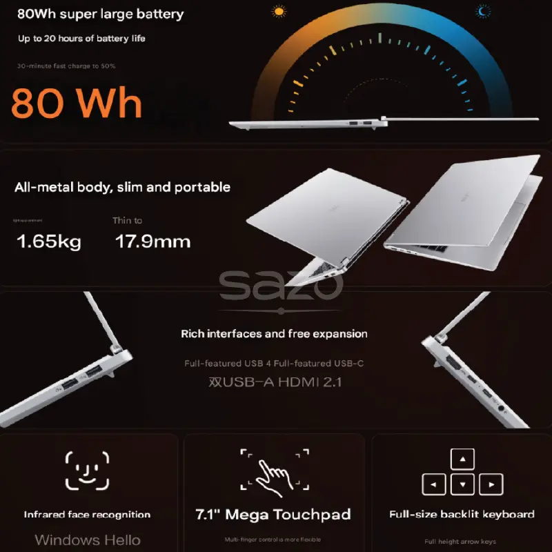 ASUS Fearless Pro 14 2026 (Ultra 7 356H| 32GB RAM| 1TB SSD)